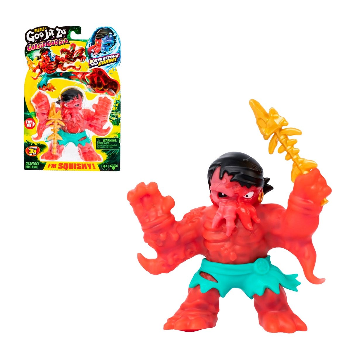 Heroe De Goo Jit Zu Cursed Goo Sea - Graplock Hero Pack