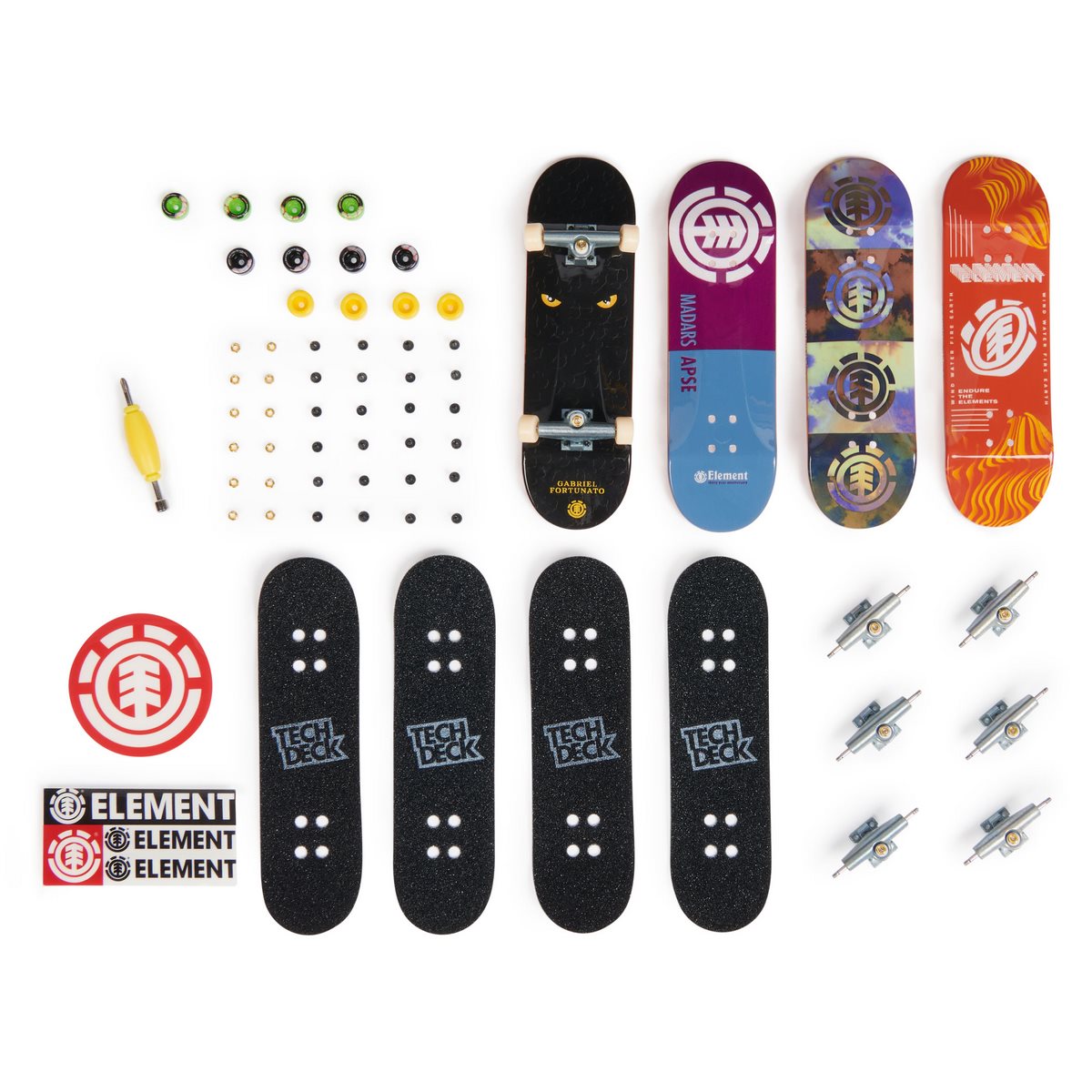 Tech Deck Pack De 4 - Element