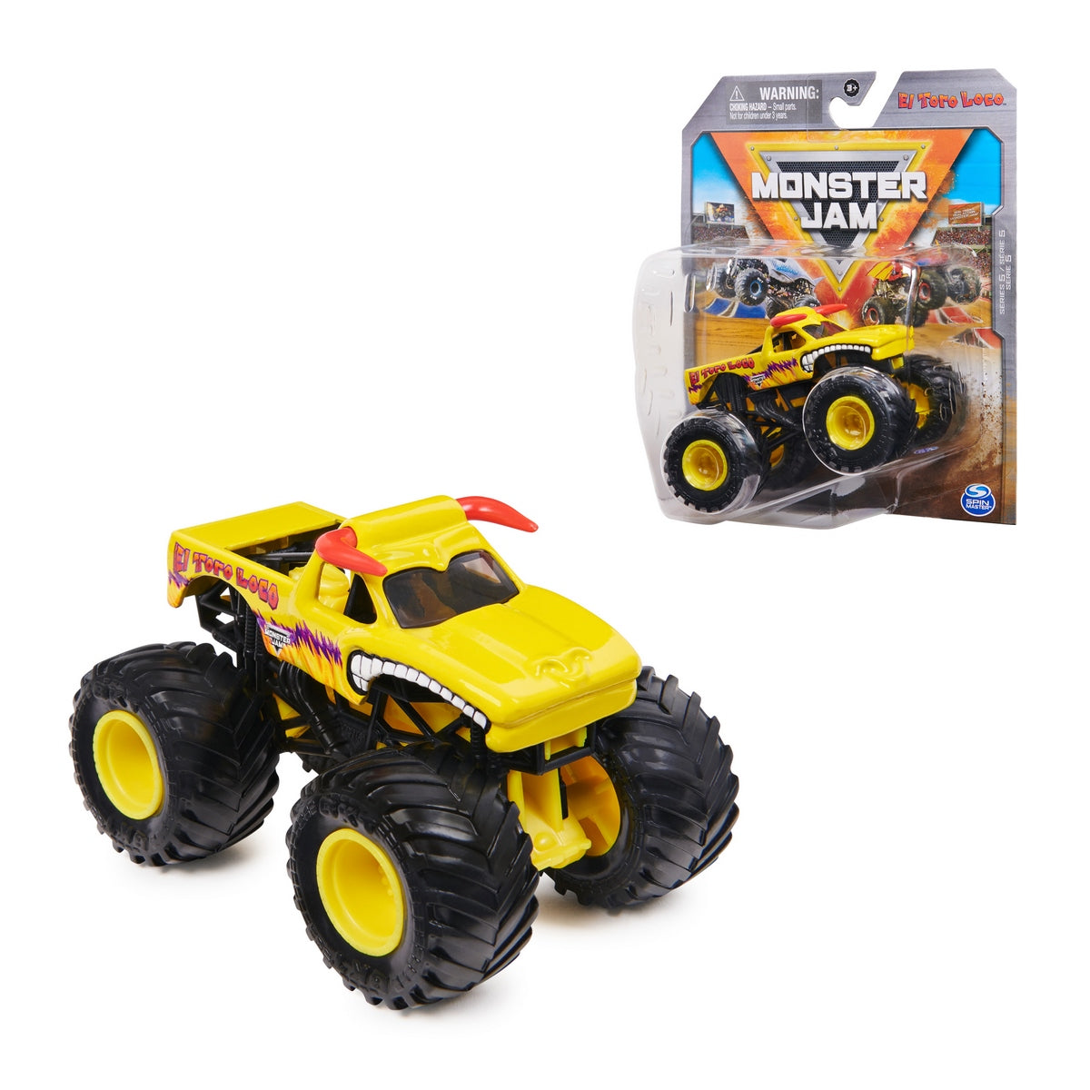 Monster Jam Vehiculo Metalico 1:64 - El Toro Loco