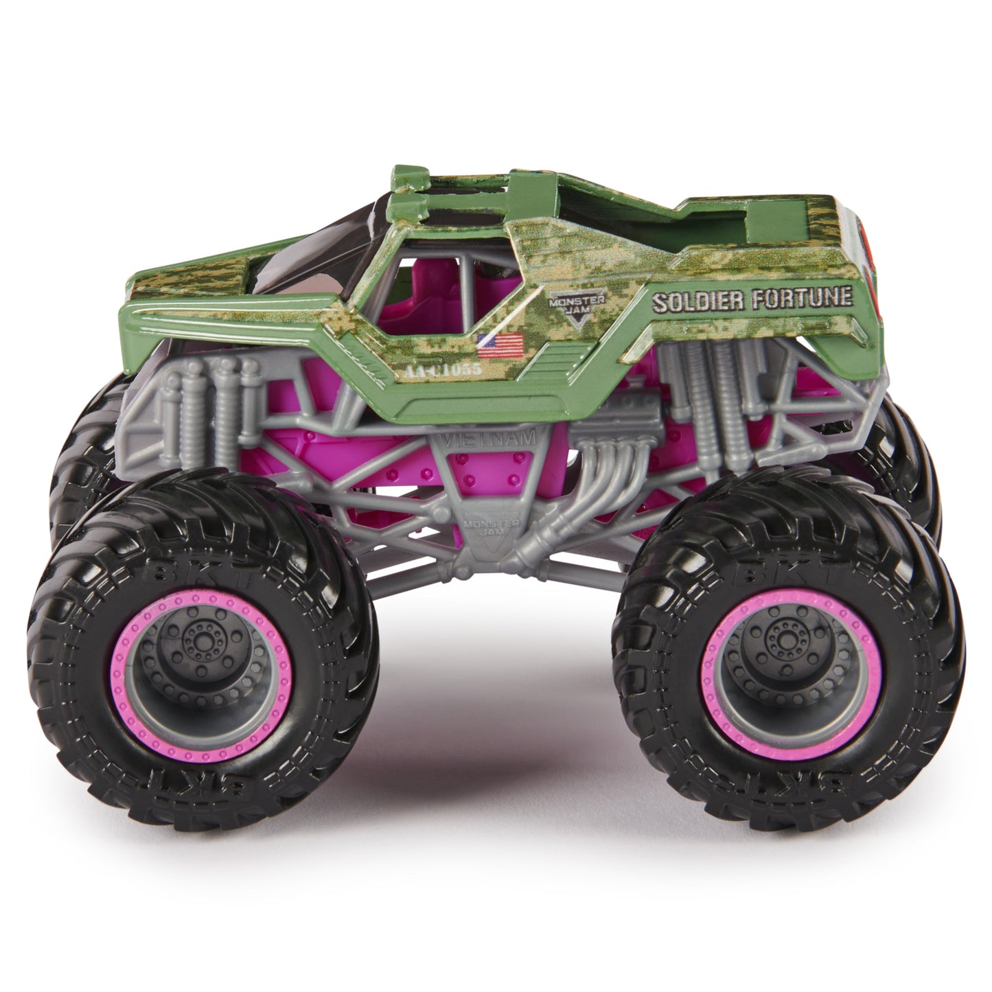 Monster Jam Vehículo Metalico 1:64 - Soldier Fortune