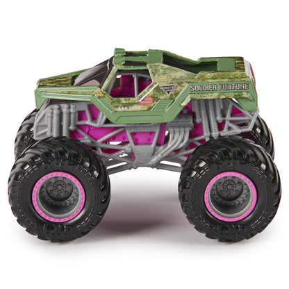 Monster Jam Vehículo Metalico 1:64 - Soldier Fortune