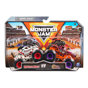 Monster Jam Vehiculos 1:64 Pack 2 - Monster Mutt V/S Calavera