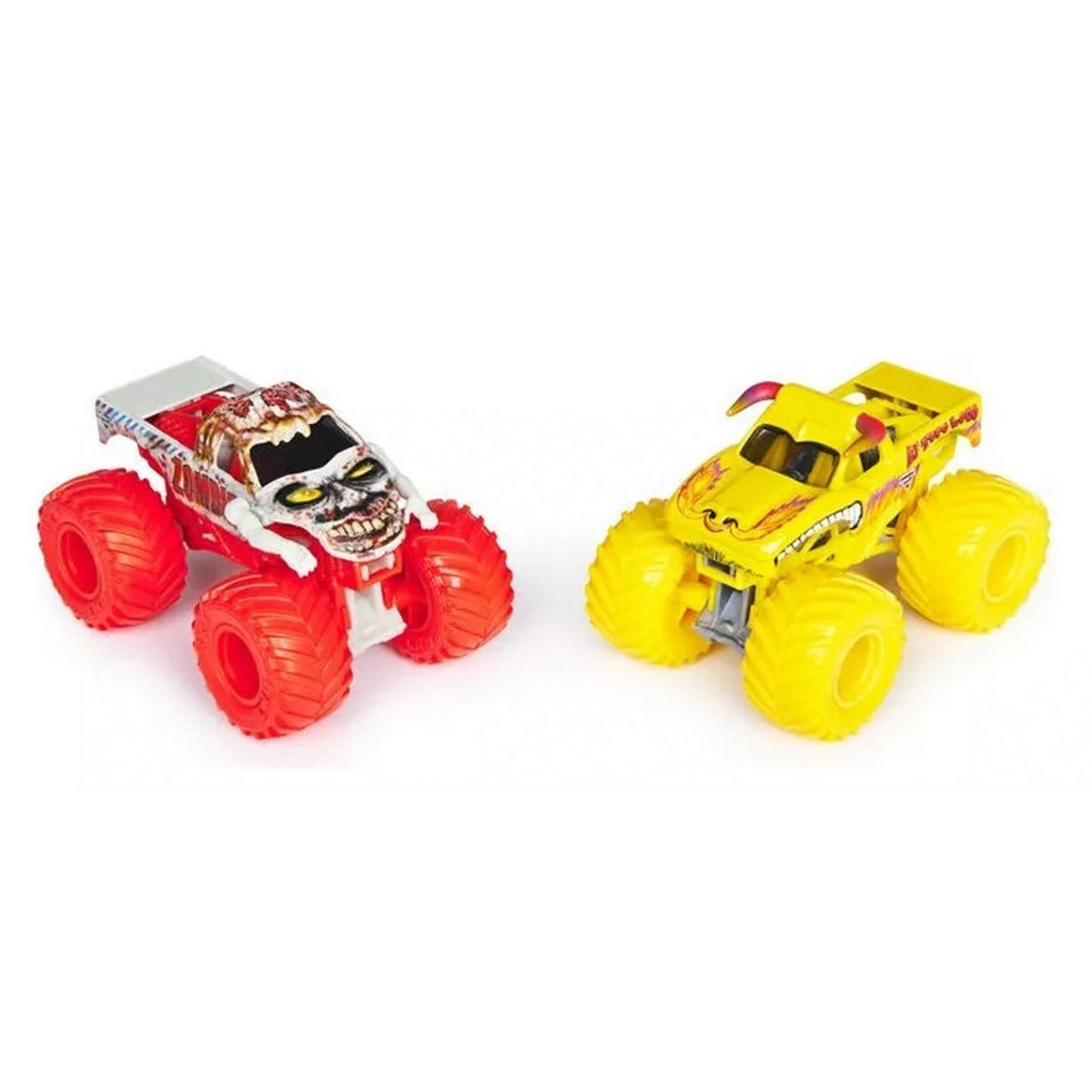 Monster Jam Vehiculos 1:64 Pack 2 - Zombie V/S El Toro Loco