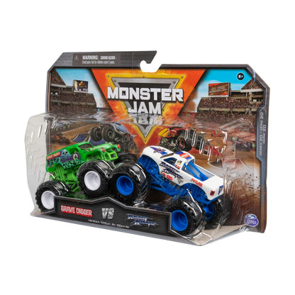 Monster Jam Vehiculos 1:64 Pack 2 - Wreckreation V/S Ranger Rescue
