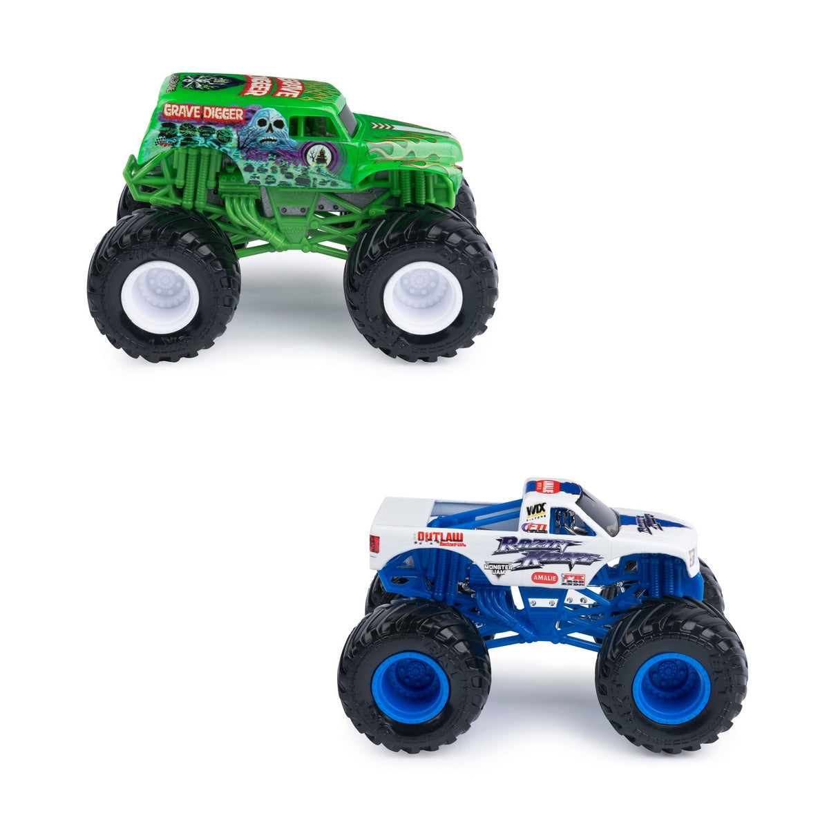 Monster Jam Vehiculos 1:64 Pack 2 - Wreckreation V/S Ranger Rescue