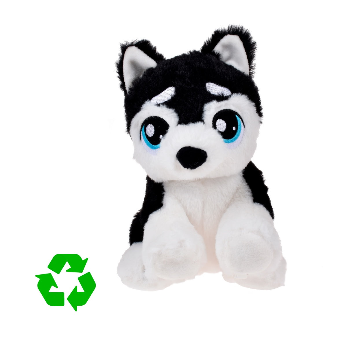 Perro Peluche Material Reciclado Resoftables - Husky