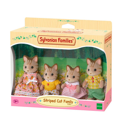 Familia Gato De Rayas Sylvanian Families