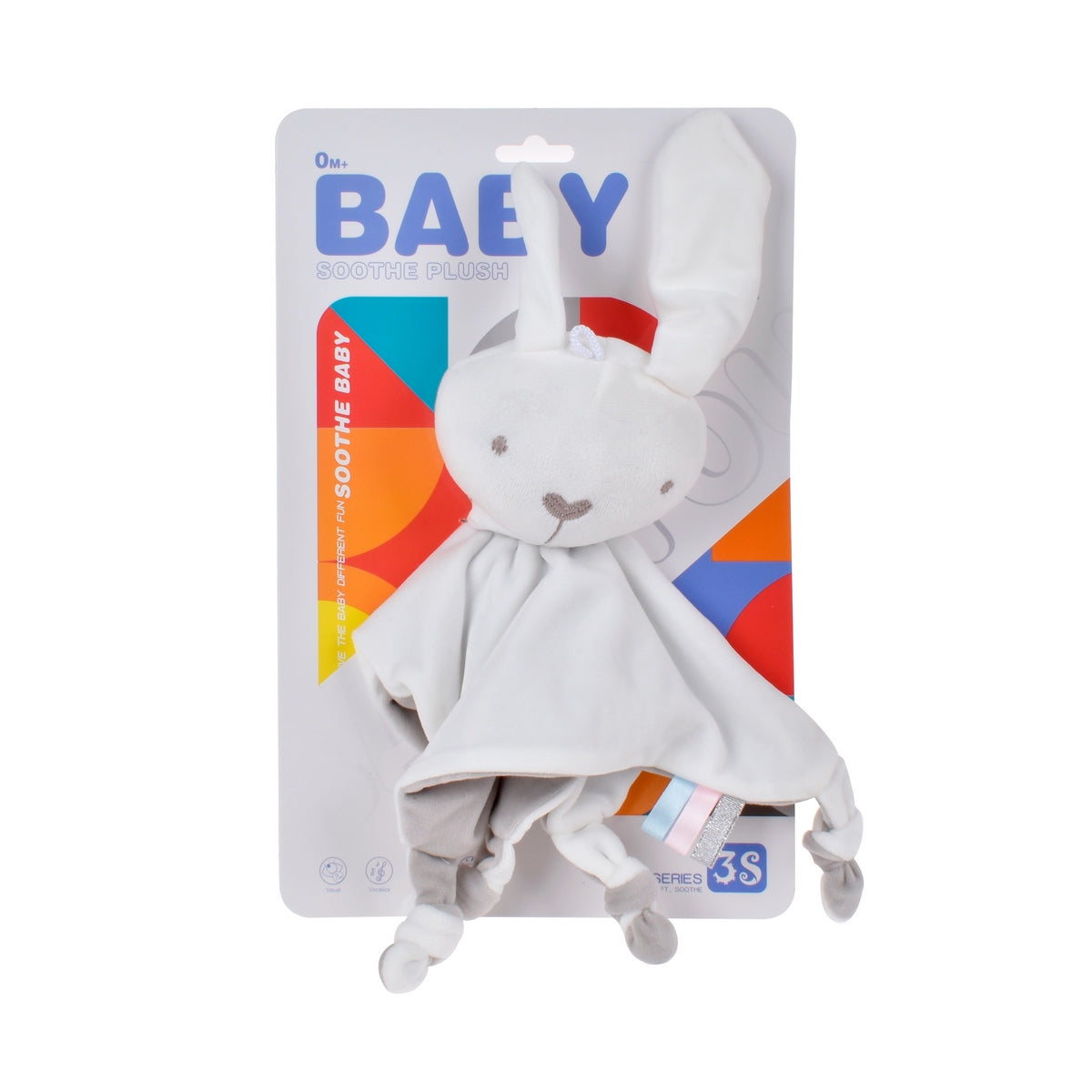 Tuto Conejo De Plush Blanco Con Sonajero - Conejo