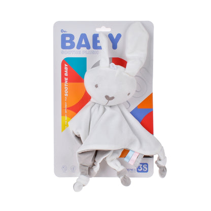 Tuto Conejo De Plush Blanco Con Sonajero - Conejo