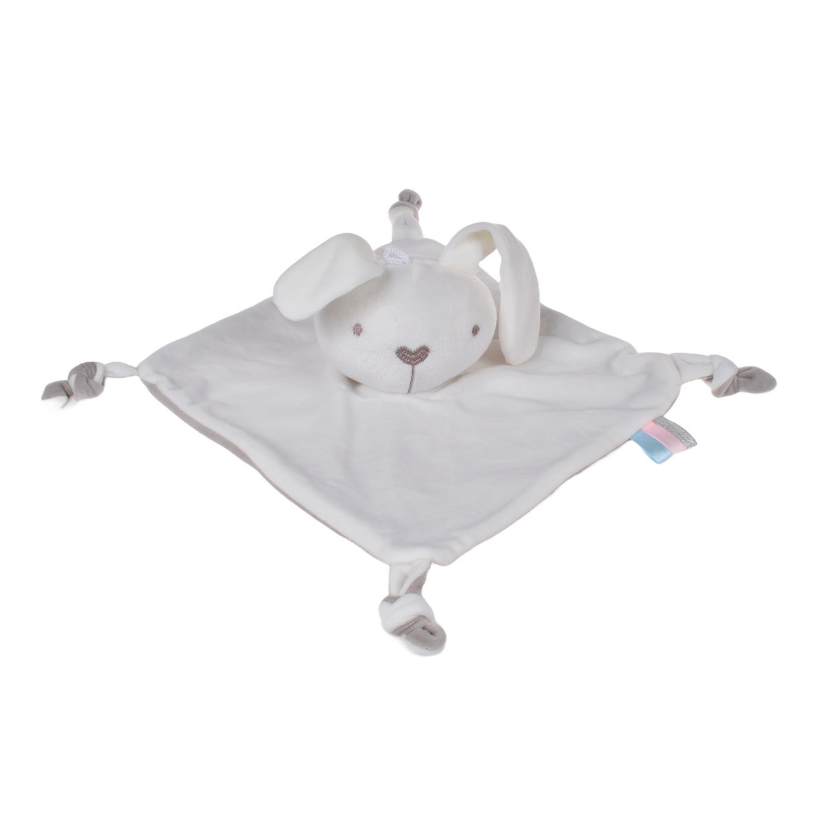 Tuto Conejo De Plush Blanco Con Sonajero - Conejo