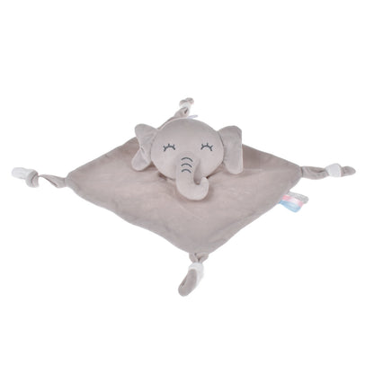 Tuto Conejo De Plush Blanco Con Sonajero - Elefante