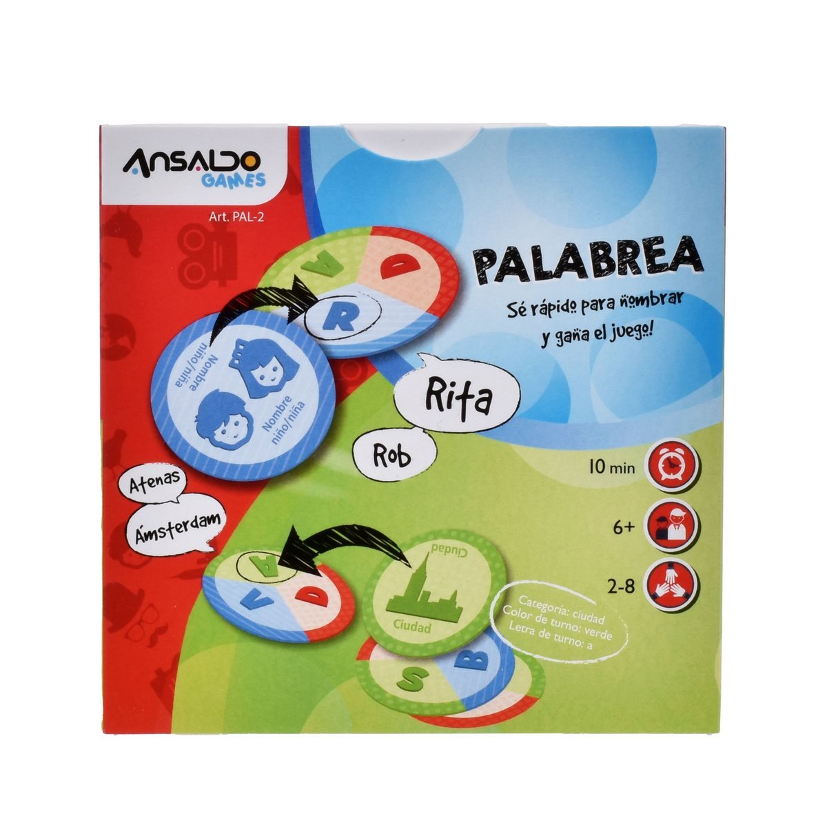 Juego De Destreza Palabrea 2