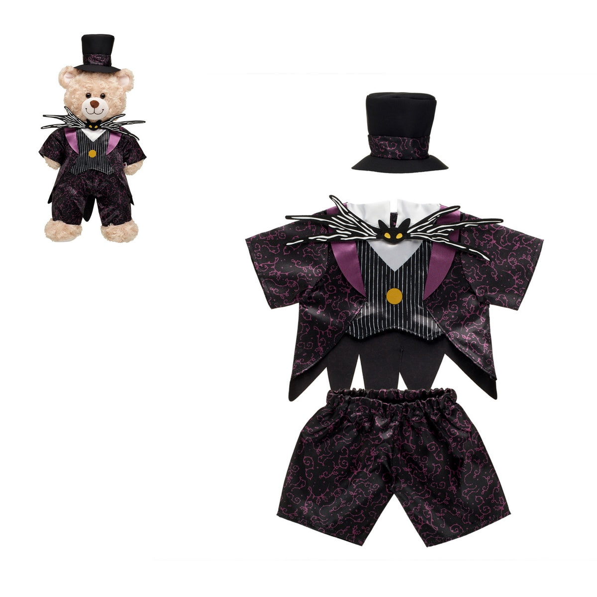 Traje Jack Nightmare Before Christmas 24 Build-A-Bear