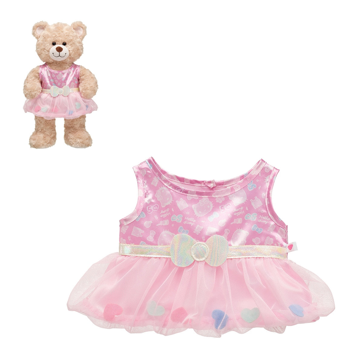 Vestido Hello Kitty 50 Sanrio Build-A-Bear Categoría: Ropa Build-a-Bear Tipo producto:  Accesorios para muñecas y muñecos de acción