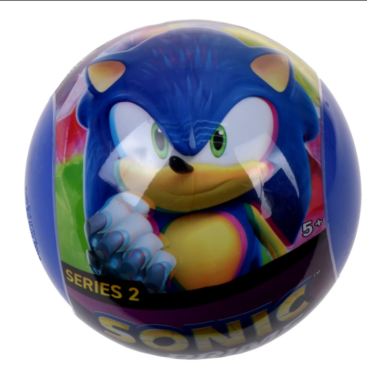 Figura Articulada De 8 Cms Sonic En Capsula Con Base Y Folleto Serie 2