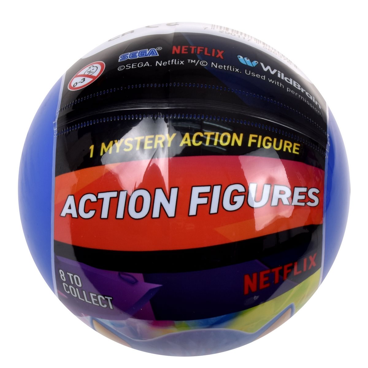 Figura Articulada De 8 Cms Sonic En Capsula Con Base Y Folleto Serie 2