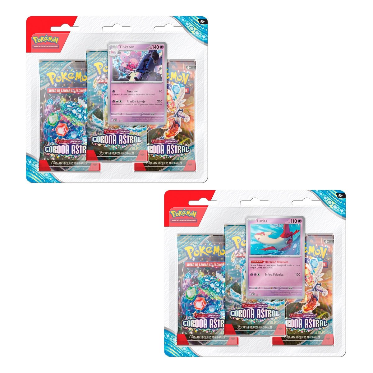 Scarlet & Violet – Stellar Crown – 3Pk Blister – Español Pokemon
