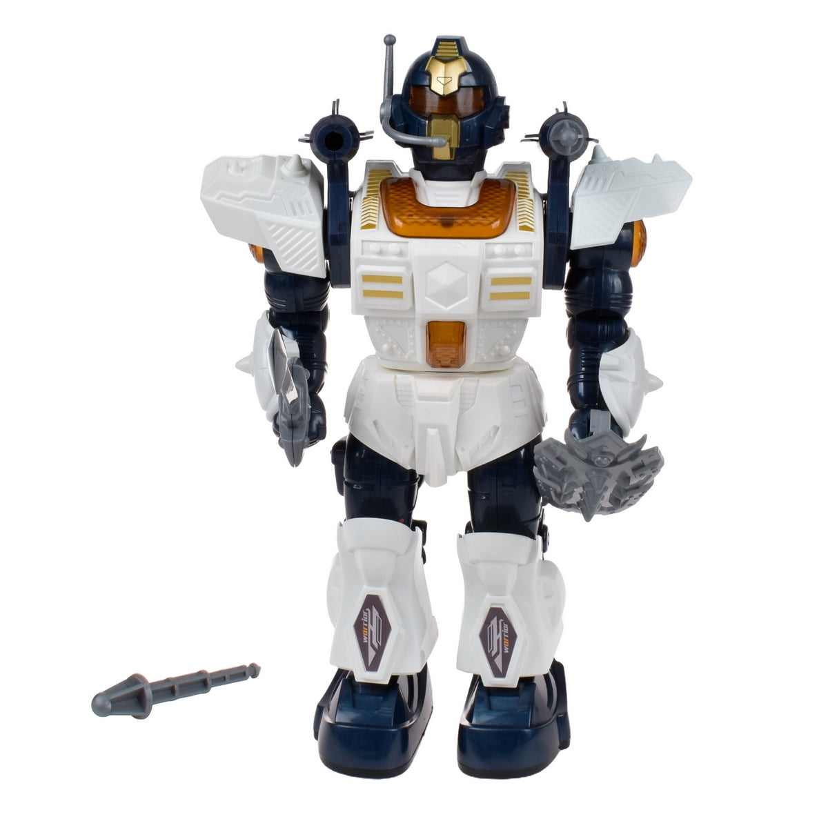 Robot Que Camina Con Luces Y Sonido - Blanco