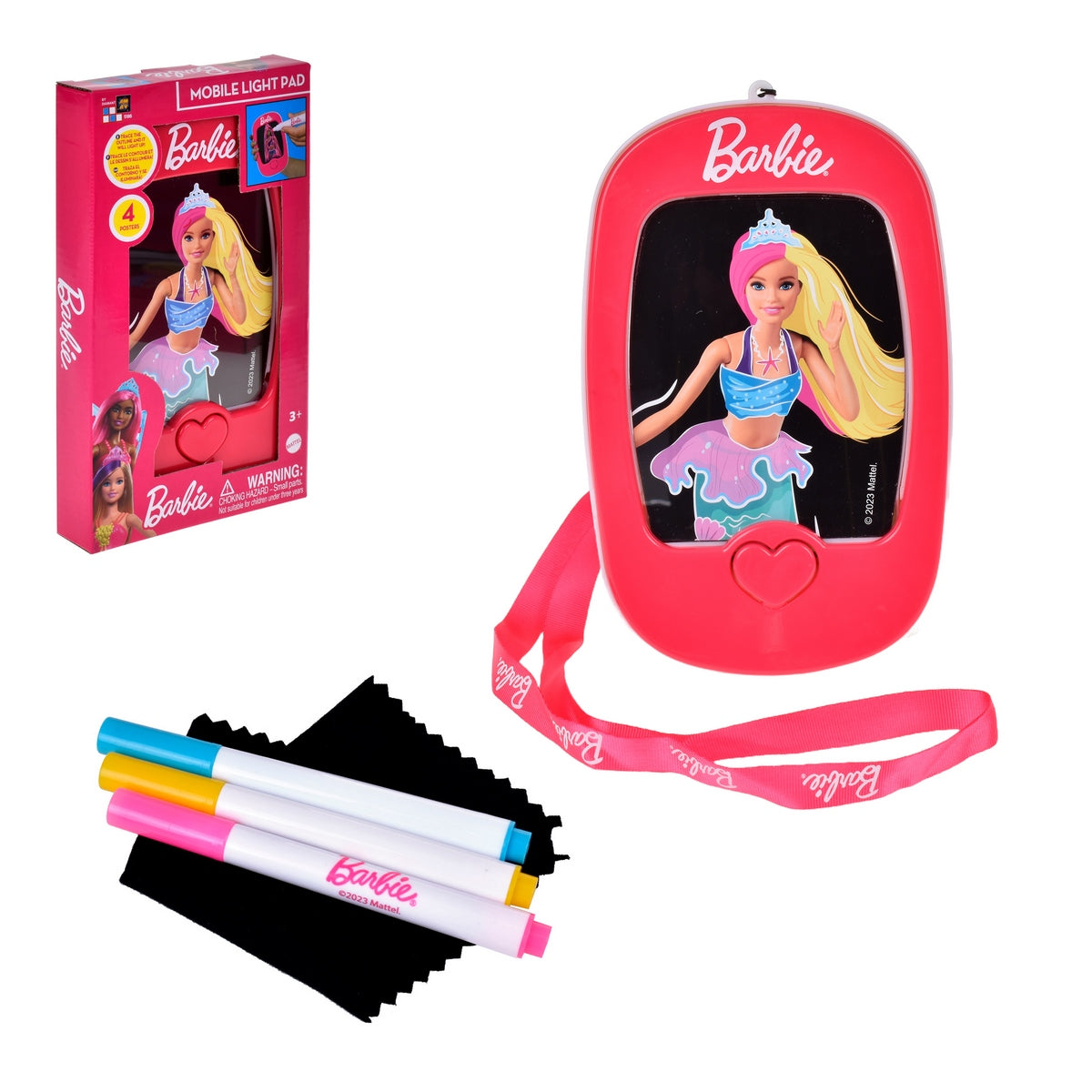 Tablet Luminosa Barbie - Rosada Categoría: Juguetes didácticos y otros Tipo producto:  Juegos electrónicos portátiles