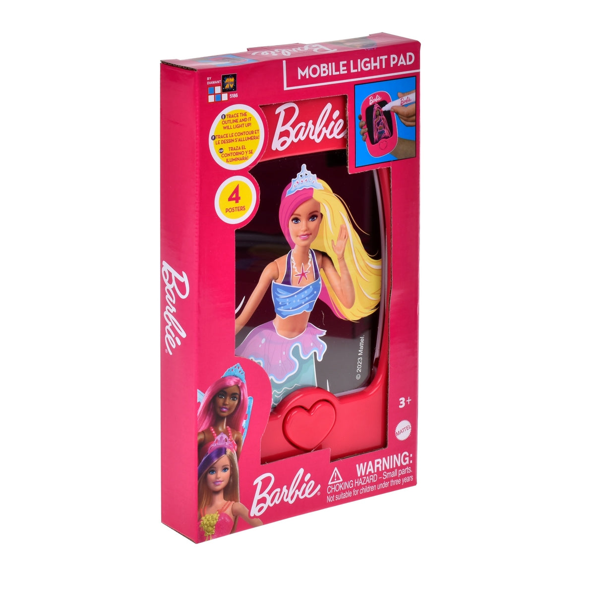 Tablet Luminosa Barbie - Rosada