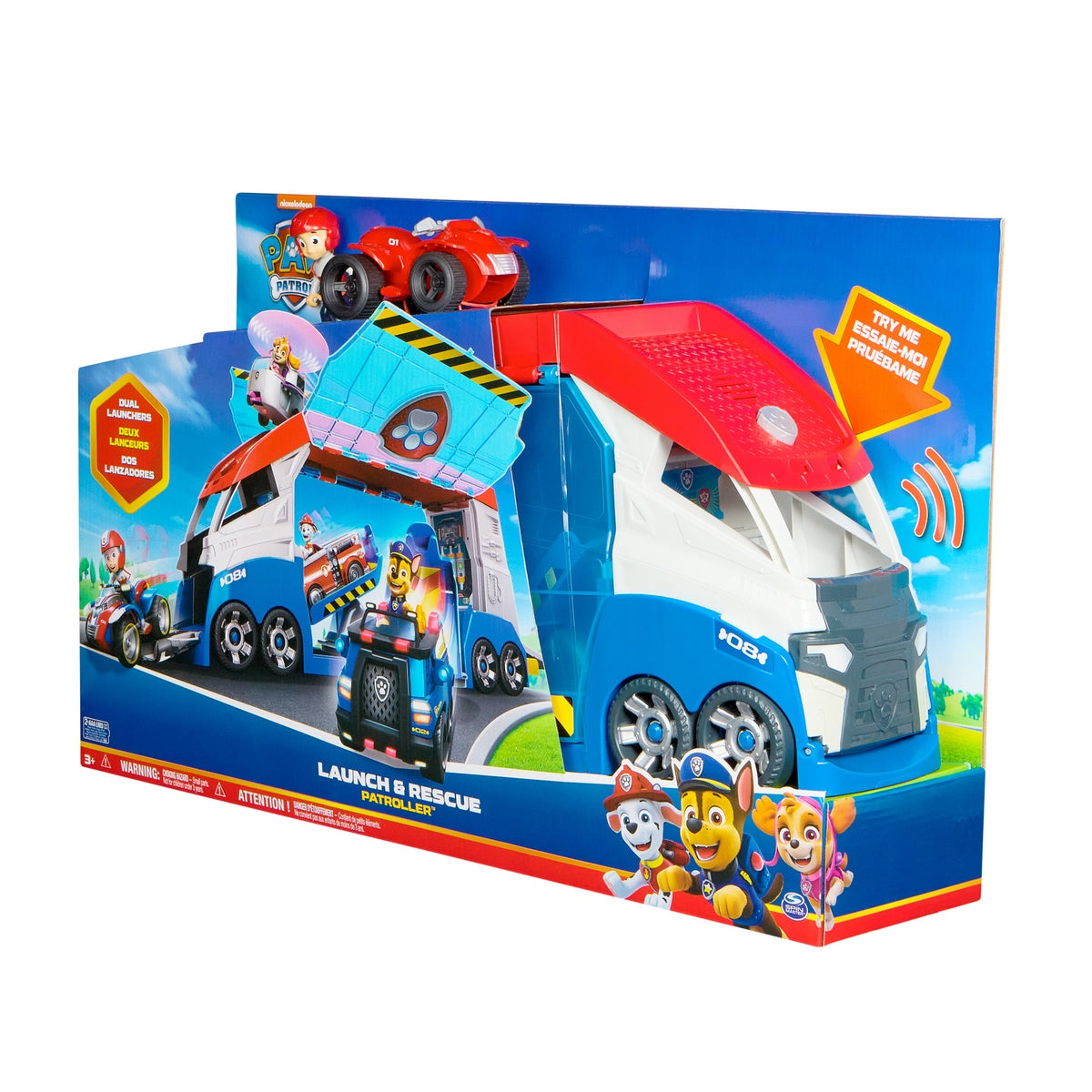 Paw Patrol Patroller Lanza Y Rescata