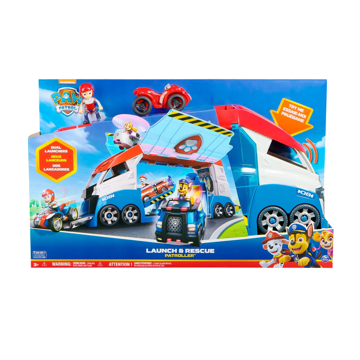 Paw Patrol Patroller Lanza Y Rescata