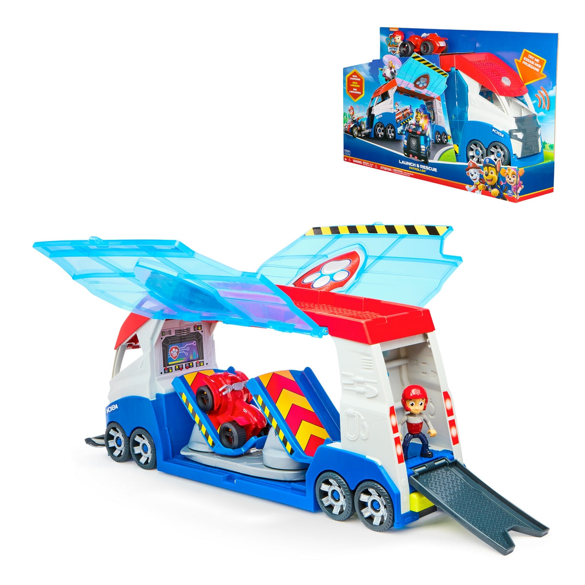 Paw Patrol Patroller Lanza Y Rescata