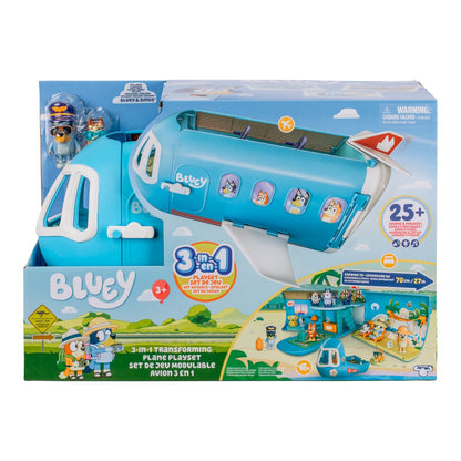 Bluey Avión Tranformación 3 En 1