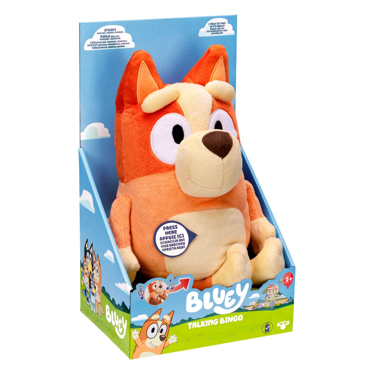 Bluey Bingo Peluche Con Efectos De Sonido