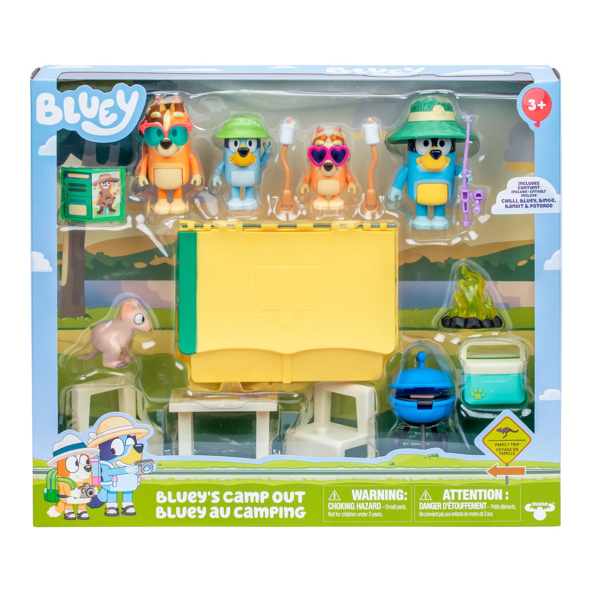 Bluey Playset Campamento