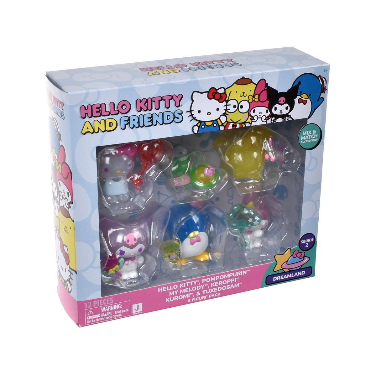 Hello Kitty Pack De 6 Figuras