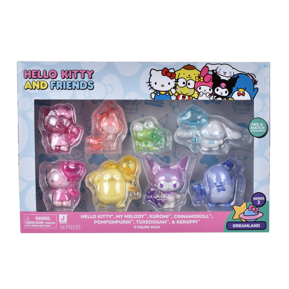 Hello Kitty Pack De 8 Figuras