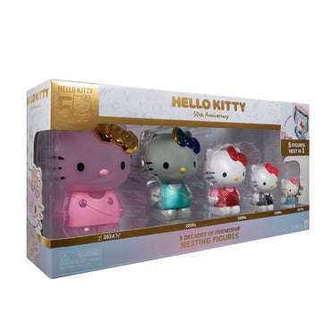 Hello Kitty Pack De 5 Figuras 50 Aniversario