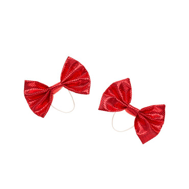 Set 2 Moños Rojos Build-A-Bear
