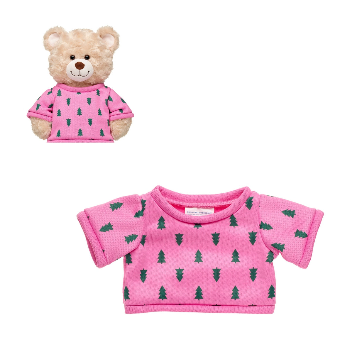 Sweater Arbol De Navidad Build-A-Bear Categoría: Ropa Build-a-Bear Tipo producto:  Accesorios para muñecas y muñecos de acción