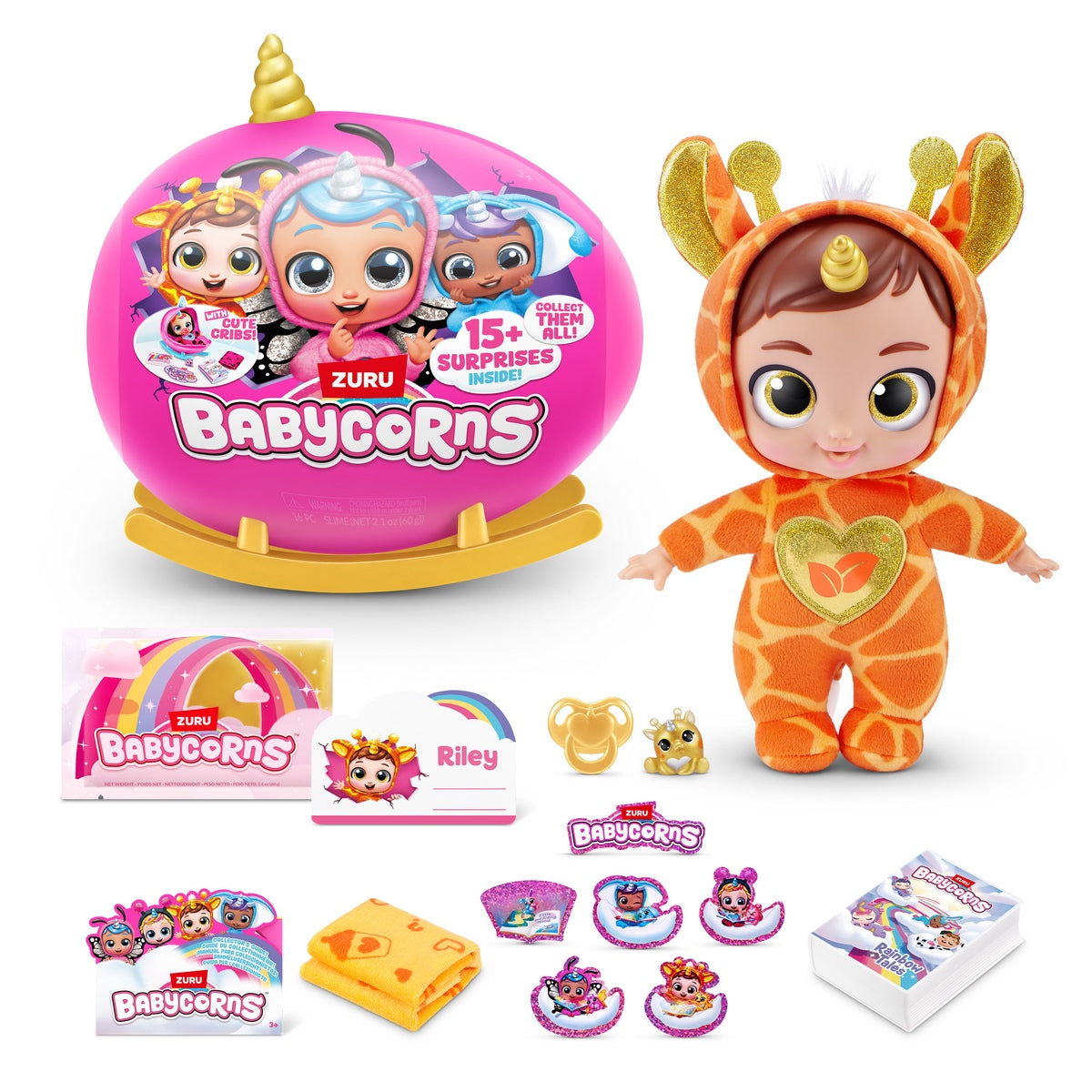 Esfera Sorpresa Peluche Babycorns Zuru - Dorado