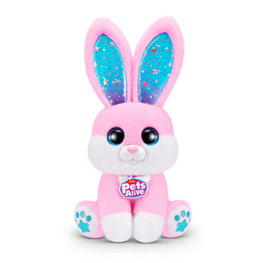 Peluche Conejo En Sombrero De Copa Pets Alive Zuru - Rosado