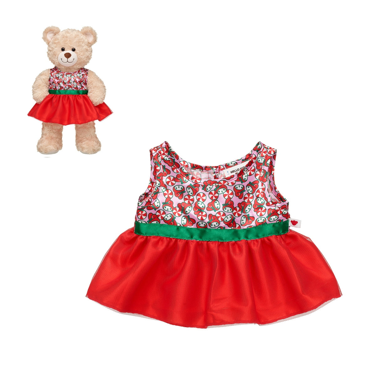 Vestido Nav 24 My Melody Sanrio Build-A-Bear Categoría: Ropa Build-a-Bear Tipo producto:  Accesorios para muñecas y muñecos de acción