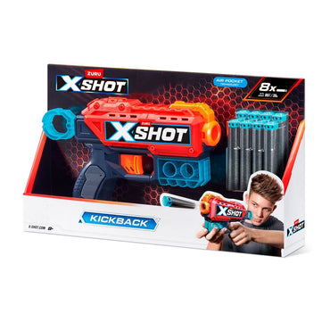 Lanza Dardos Kickback Con 8 Dardos X-Shot