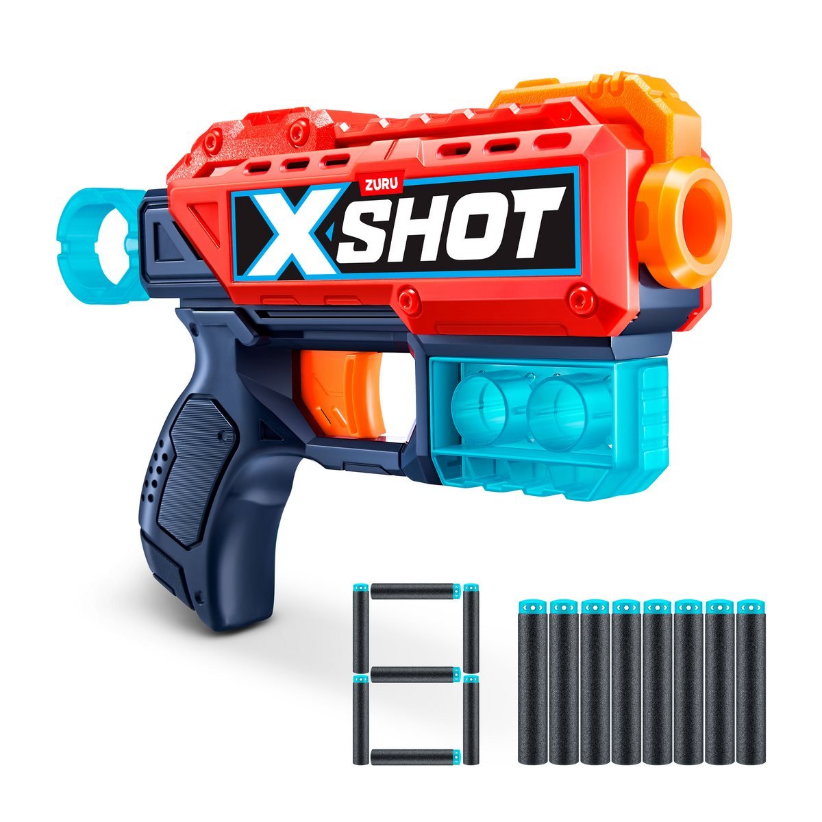 Lanza Dardos Kickback Con 8 Dardos X-Shot