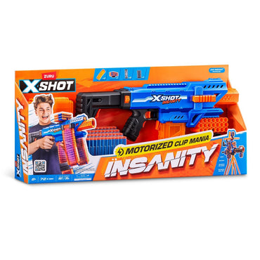 Lanza Dardos Insanity Clip Blaster Con 72 Dardos X-Shot