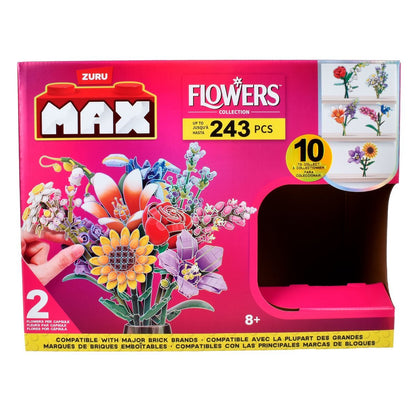 Set Bloques Flores Max -  Con Diferentes Modelos De Piezas