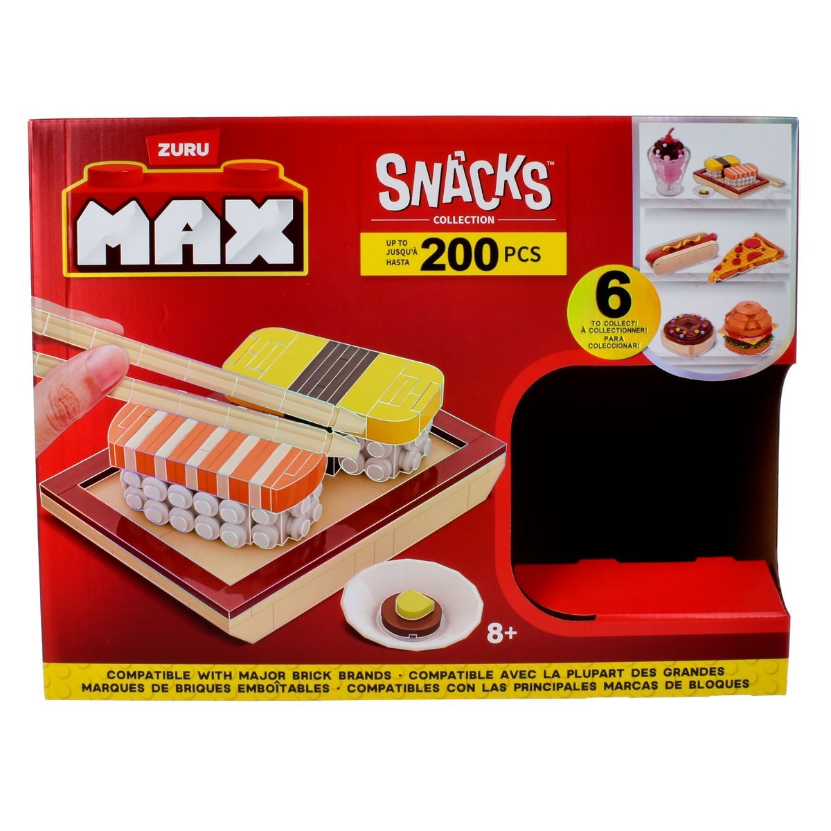 Set Bloques Snack Max - Con Diferentes Modelos De Piezas