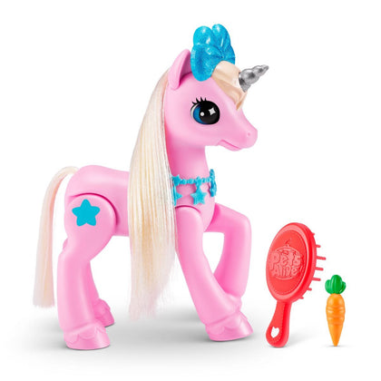 Unicornio Mágico Y Establo Pets Alive