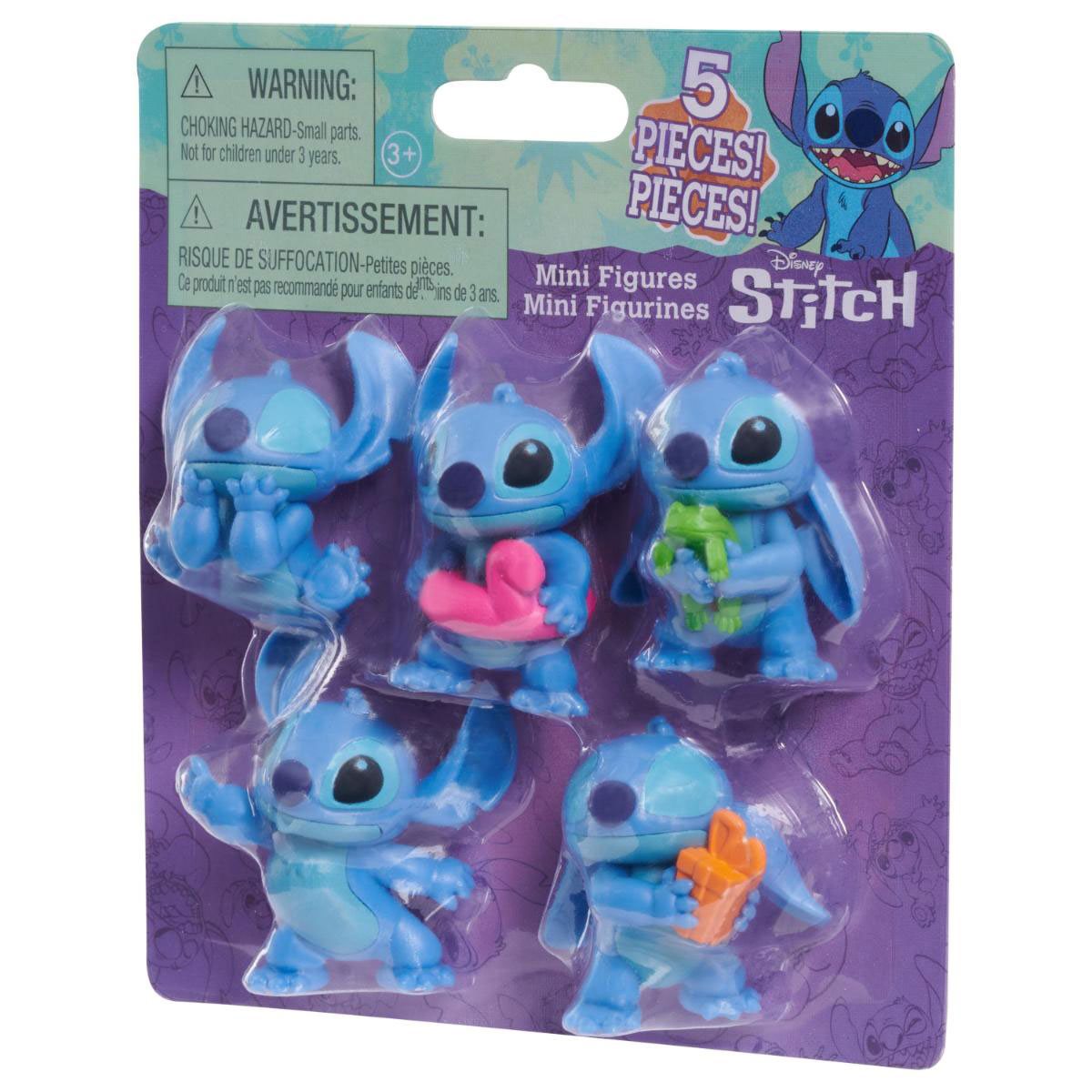 Stitch Pack De 5 Mini Figuras