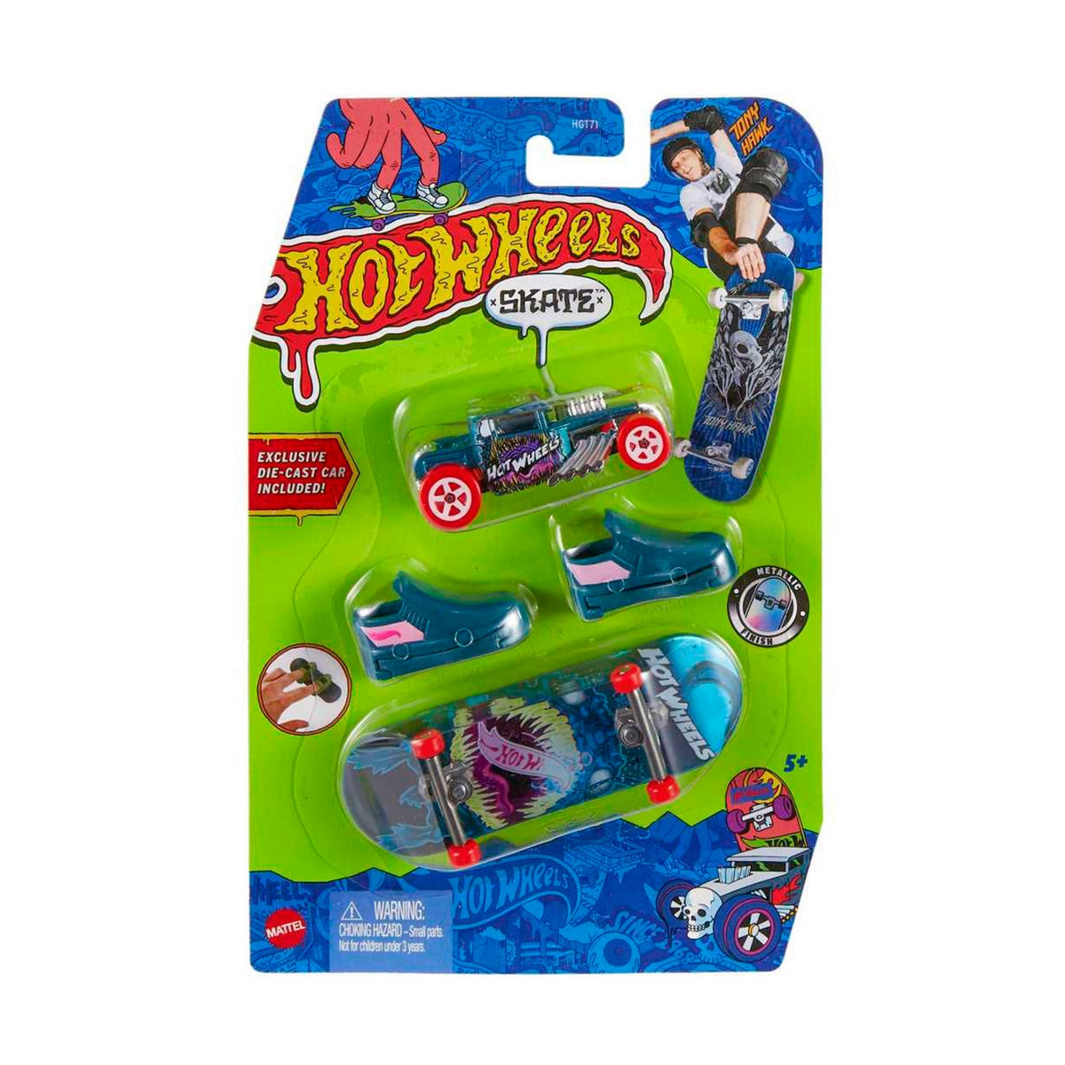 Hot Wheels Skate Patinetas Coleccionables - Sea Hunter Y Bone Shaker