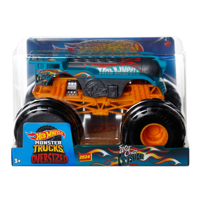 Hot Wheels Monster Trucks Escala 1:24 - West Coast Crusher