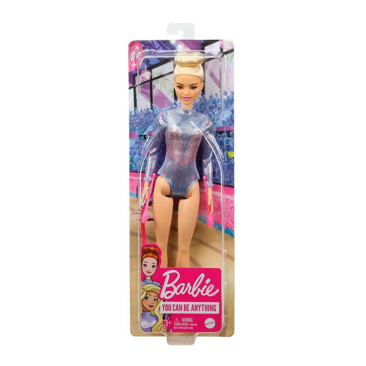 Muñecas Barbie Profesionales - Gimnasta Rítmica Rubia