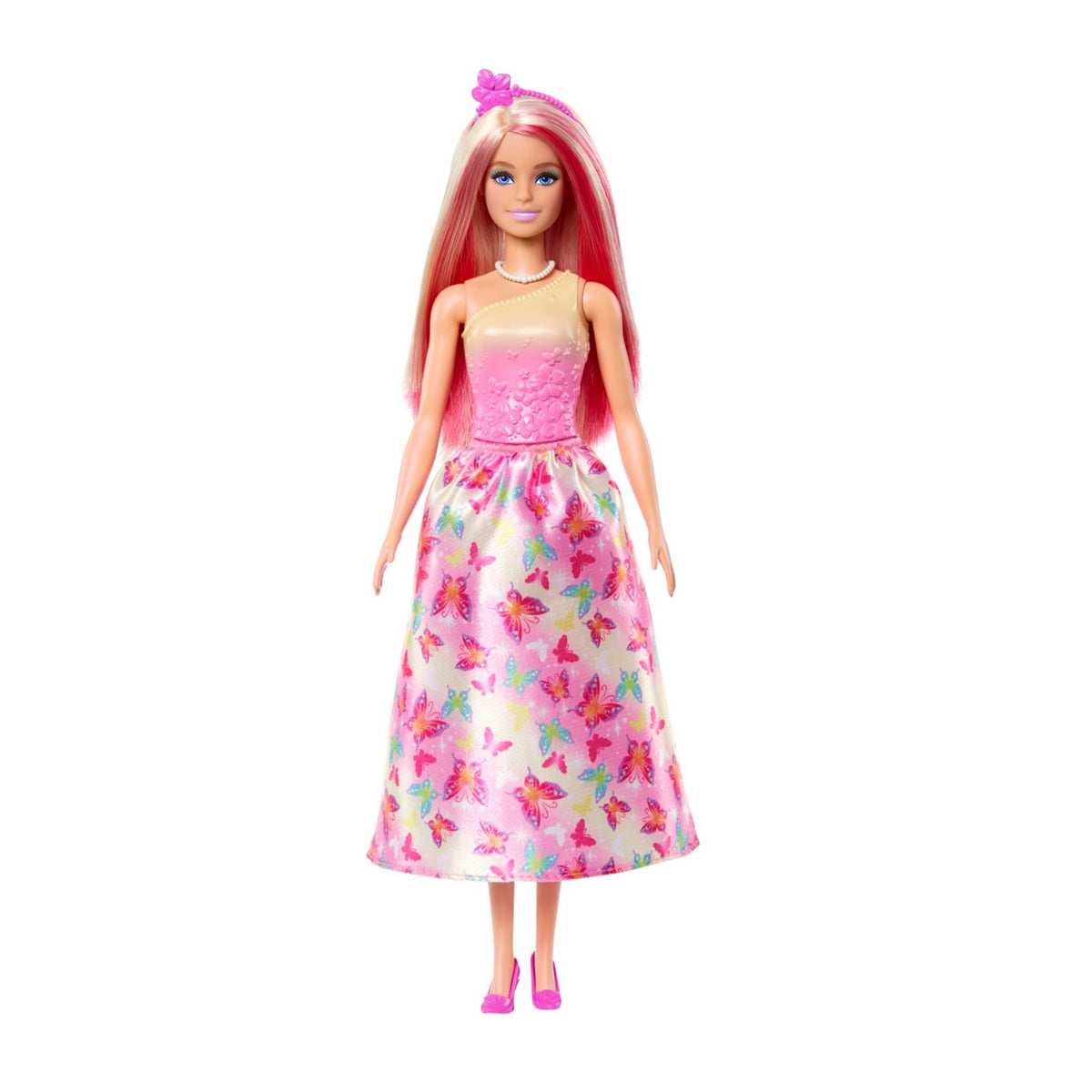 Barbie Fantasia Doncellas Vestidos De Ensueño - Pelo Rosa/Blanco