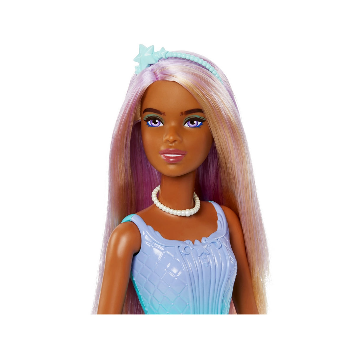 Barbie Fantasia Doncellas Vestidos De Ensueño - Pelo Blanco/Morado